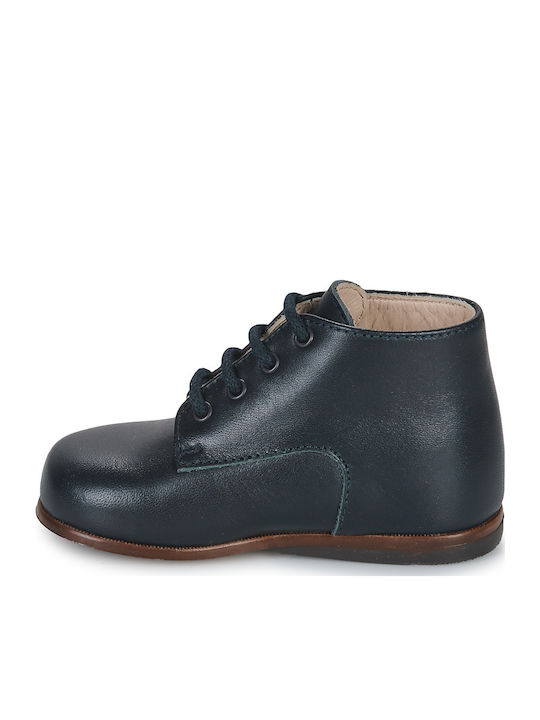 Kids Boots with Laces Blue