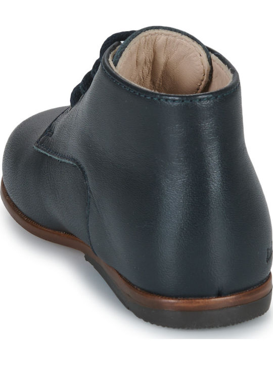 Kids Boots with Laces Blue