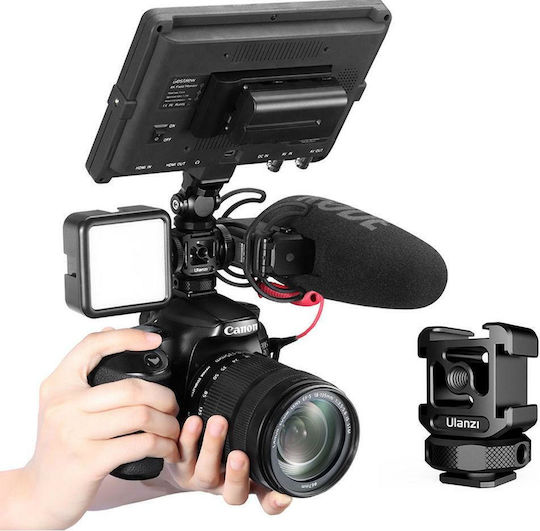 Ulanzi Triple Cold Shoe Mount Αξεσουάρ Φωτογραφικής Μηχανής