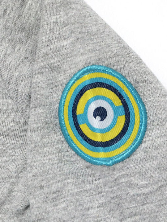 Minions Kids Blouse Long Sleeve Gray