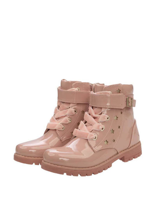 Mayoral Kids Boots with Zipper Pink