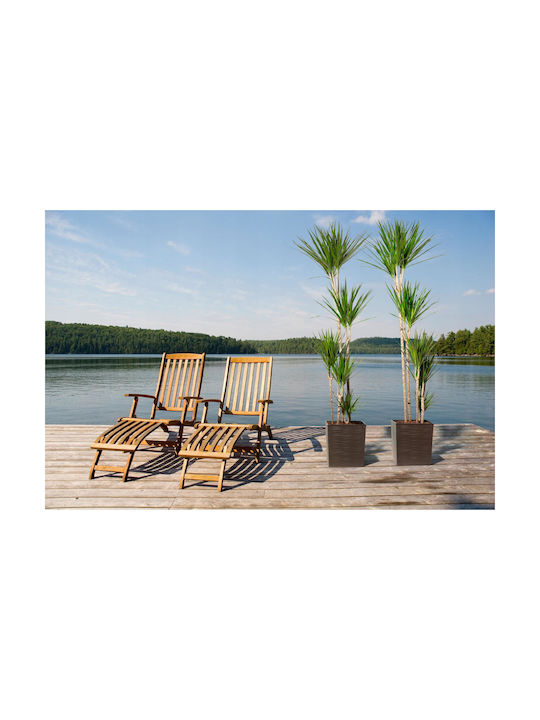 Lamela Juka Topf Kunststoff Chisel White 30x30x31cm.