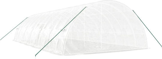 vidaXL 3188120 Seră Casa cu Cadru Metalic 12x6x2.85m