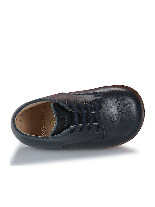 Kids Boots with Laces Blue