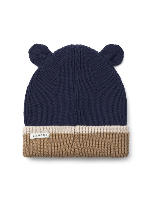 Liewood Kids Beanie Knitted Navy Blue