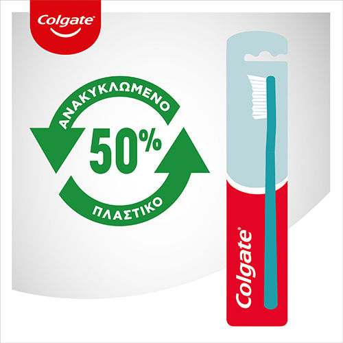 Colgate Extra Clean Четка за зъби Среден Светлосин