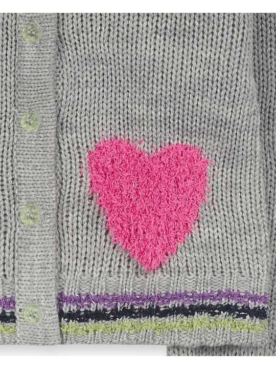 Kids Cardigan Knitted Gray