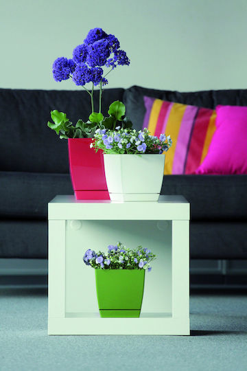 Prosperplast Coubi Square P DUKP155 Plant Pot Plastic Gray