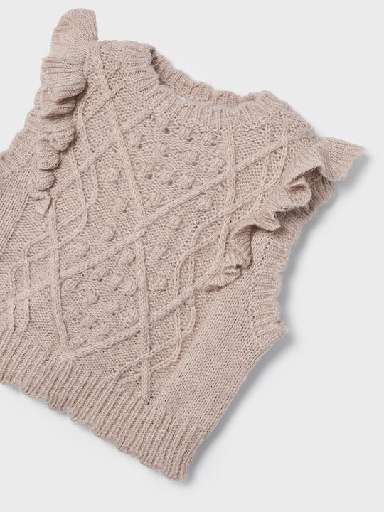 Kinderveste Ärmellos Beige