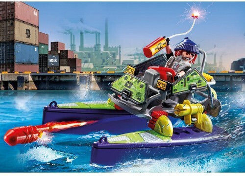 Playmobil City Action Amphibious Special Forces Vehicle for 5-10 years old