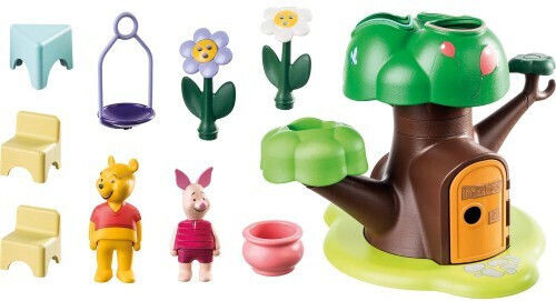 Playmobil 123 Disney Winnie's & Piglet's Tree House за 1-4 години
