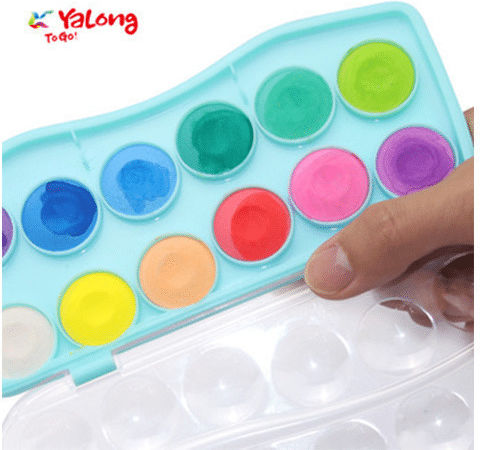 Yalong Set of Watercolours Multicolored 12pcs