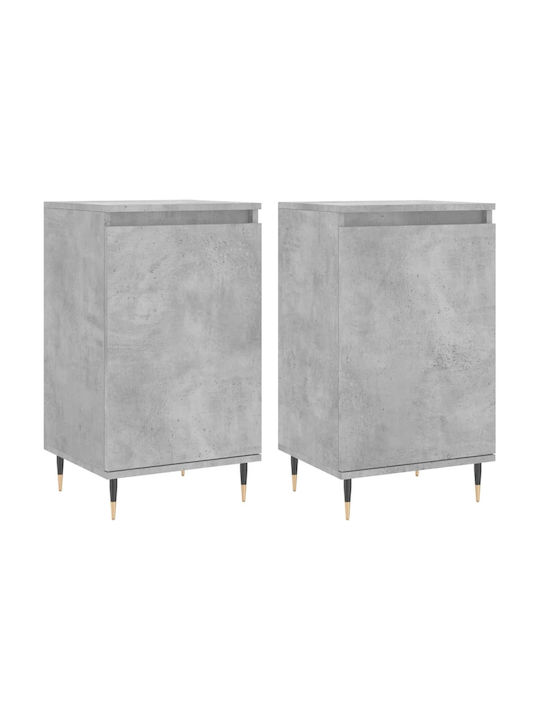 Cabinets Wall Gray 2pcs 40x35x70cm