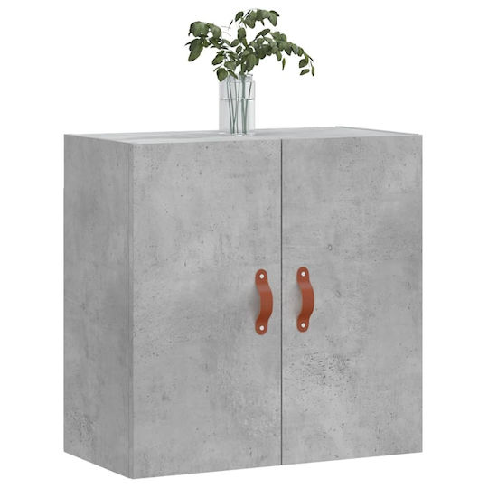 vidaXL Cabinet de baie L60xA31xÎ60cm Gri