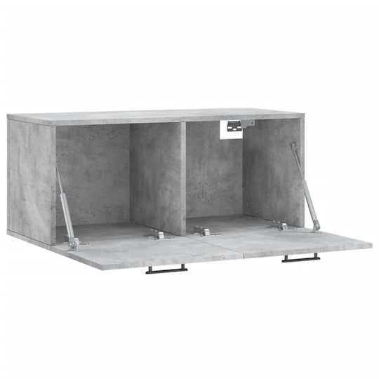 vidaXL Badezimmerschrank B80xT36.5xH35cm Gray