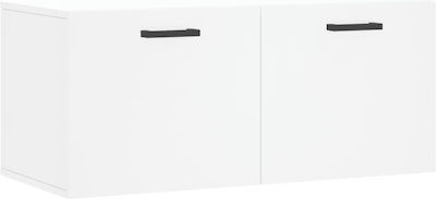 vidaXL Badezimmerschrank B80xT36.5xH35cm Weiß