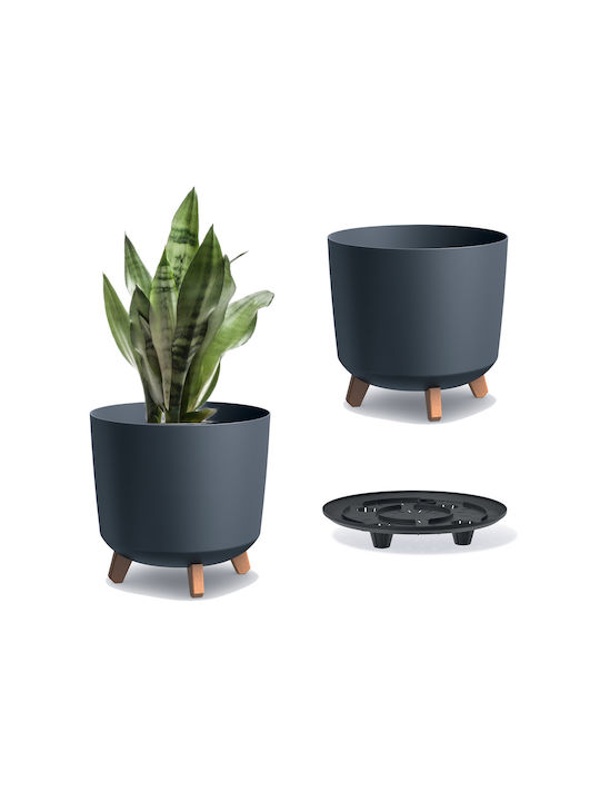 Prosperplast Gracia Tubus Pot Plastic Anthracite Prosperplast Gracia Tubus Pot Plastic Anthracite