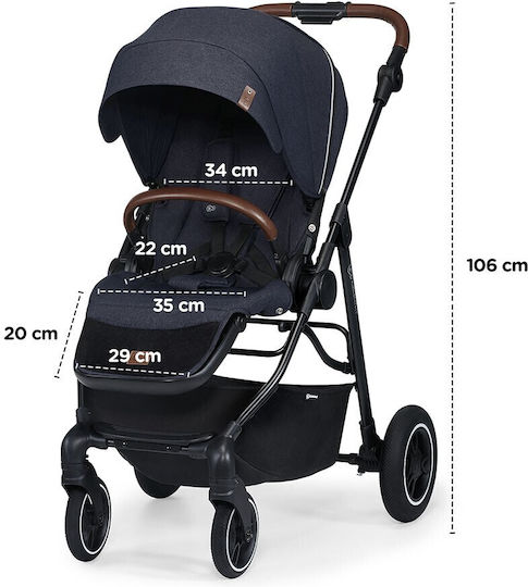 Kinderkraft All Road Verstellbar Kinderwagen Geeignet für Neugeborene Blau 11.6kg