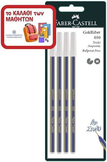 Faber-Castell Goldfaber Kugelschreiber Ballpoint 4 Stück