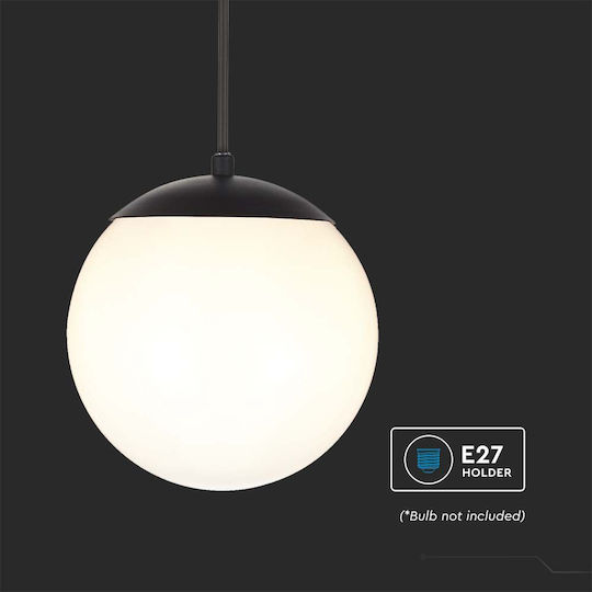 V-TAC V-TAC Black Ball Ceiling Light with E27 Socket