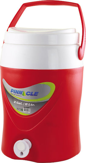 Pinnacle Pinnacle Plastic Container with Faucet Thermos Bottle 8L Blue