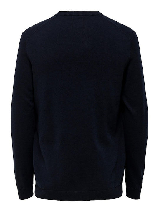 Long Sleeve Sweater Navy Blue