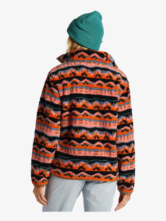 Billabong Women's Long Sleeve Sweater with Zipper Multicolour