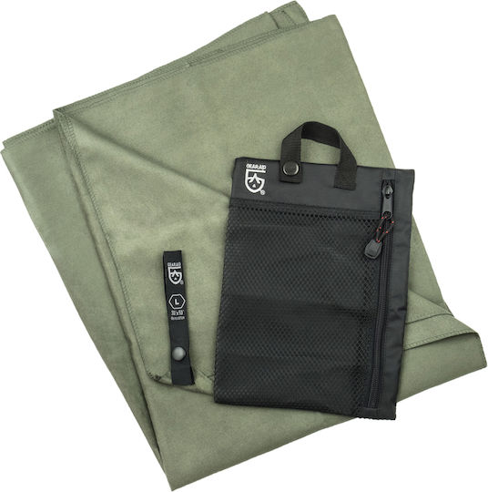Gear Aid Mikrofasertuch Gesicht Antibakteriell mit Etui Khaki 102x51cm