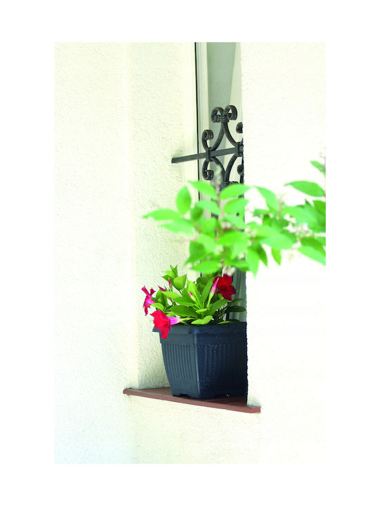 Prosperplast Terra DKWT Pot Plastic Charcoal 37x37x30cm.