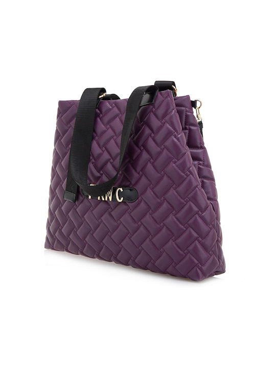 FRNC Women's Bag Tote Hand Purple