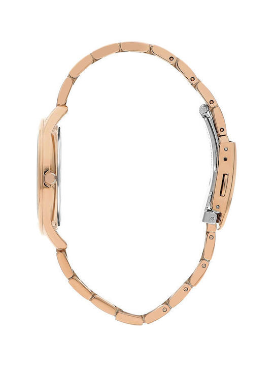 Beverly Hills Polo Club Uhr mit Rose Gold Metallarmband