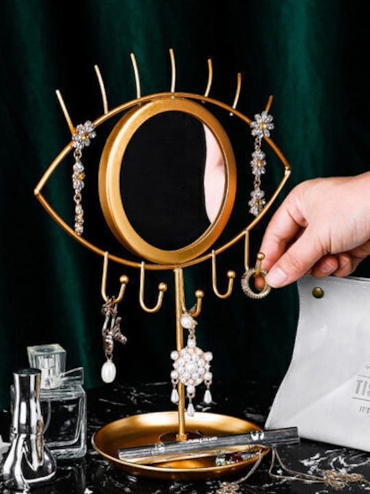Metallic Gold Jewellery Stand
