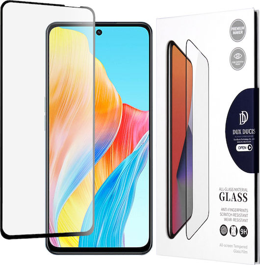Dux Ducis 5G Full Face Tempered Glass Black (Oppo A98)