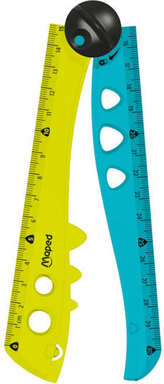 Maped Χάρακας Πλαστικός 30cm Πολύχρωμο