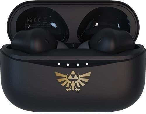 OTL Nintendo Legend of Zelda In-ear Bluetooth Handsfree Ακουστικά με Θήκη Φόρτισης Μαύρα