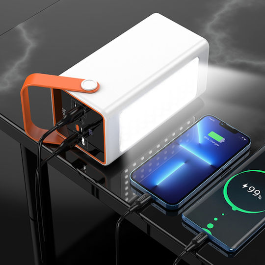 Hoco J107 Power Bank 90000mAh 22.5W with 4 USB-A Ports and 2 USB-C Ports Black
