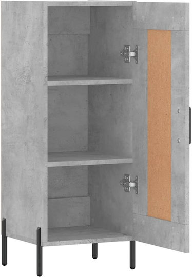 Шкаф за Бюро от Дърво и Метал 34.5x34x90см