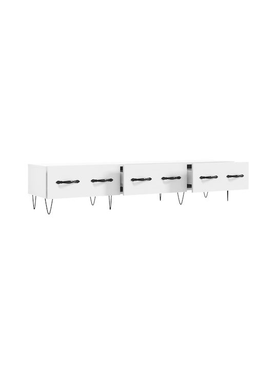 TV Stand White 150x36x30 cm