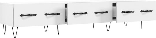 TV Stand White 150x36x30 cm