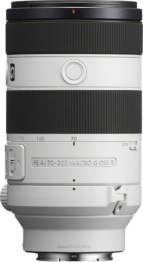 Sony Full Frame Camera Lens FE 70-200mm f/4 Macro G OSS II Macro / Tele Zoom for Sony E Mount Black
