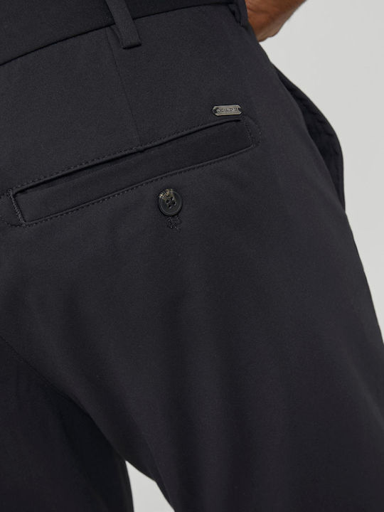 Hose Chino Elastisch Schwarz