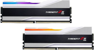 G.Skill Trident Z5 RGB 32GB DDR5 RAM cu 2 module (2x16GB) și Viteză 8000 pentru Desktop