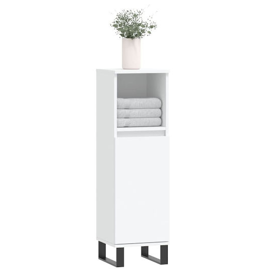 vidaXL Countertop without Sink L30xW30xH100cm White