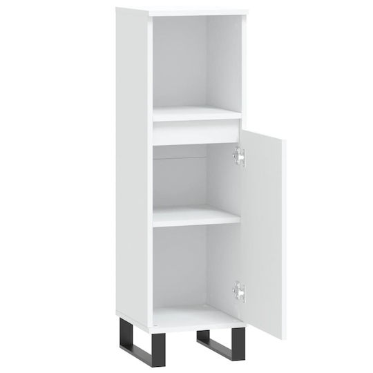 vidaXL Countertop without Sink L30xW30xH100cm White