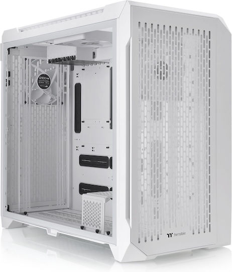 Thermaltake CTE C750 Air Snow Gaming Full Tower Computer Case with Window Panel and RGB Lighting White