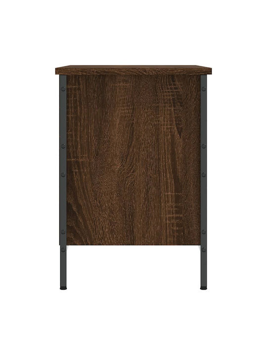 Holz Schuhschrank mit 4 Regalen Gelb L69xW35xH50cm