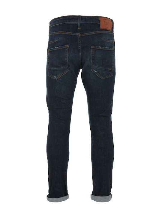 Simon Herren Jeanshosen Elastisches Slim Fit Blau