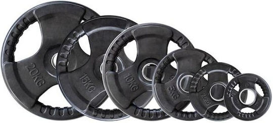 HMS TOK02 Scheibenset Gummierte 1 x 2.5kg Ø51mm mit Griffen
