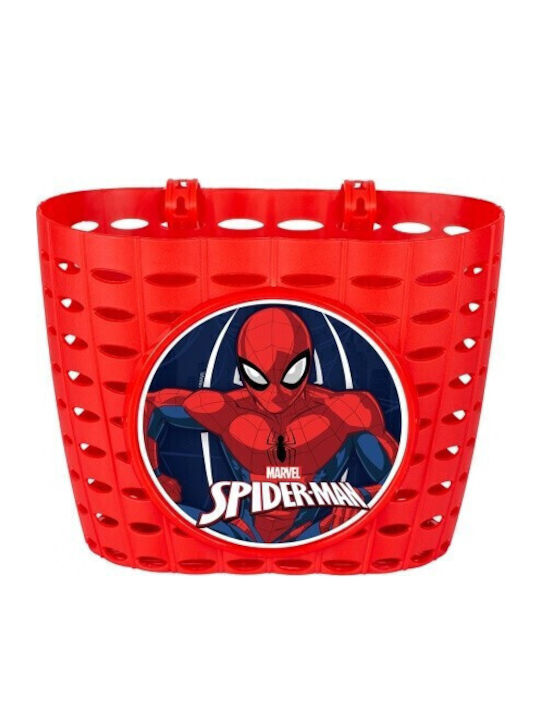 Seven Disney Spiderman Παιδικό Καλαθάκι Ποδηλάτου Κόκκινο 9231