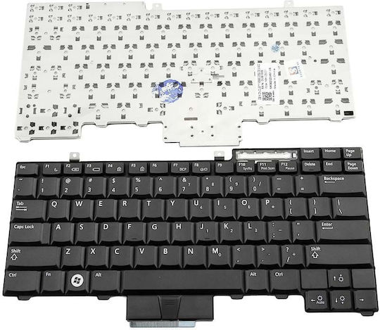 Dell Laptop Keyboard for E5400 E5410 E5510 E6400 E6400ATG E6410 E6500 without Frame and English (US) Layout in Black Color 40388US